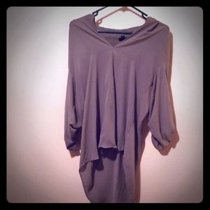 Green chiffon blouse